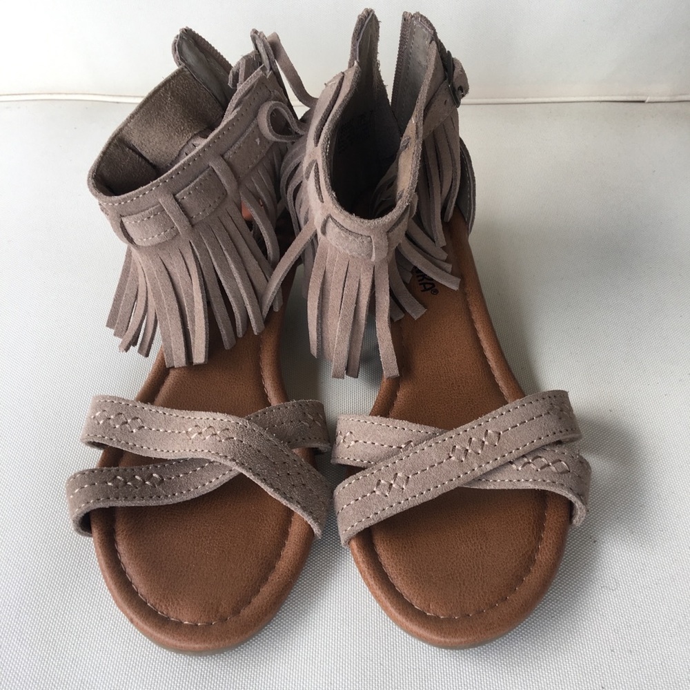 Minnetonka Fringe Sandals